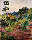 Gauguin Paintings - Tropical Vegetation by Paul Gauguin
